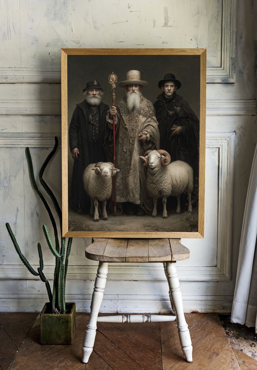 Mystic Shepherds Fine-Art Poster. — room view 1