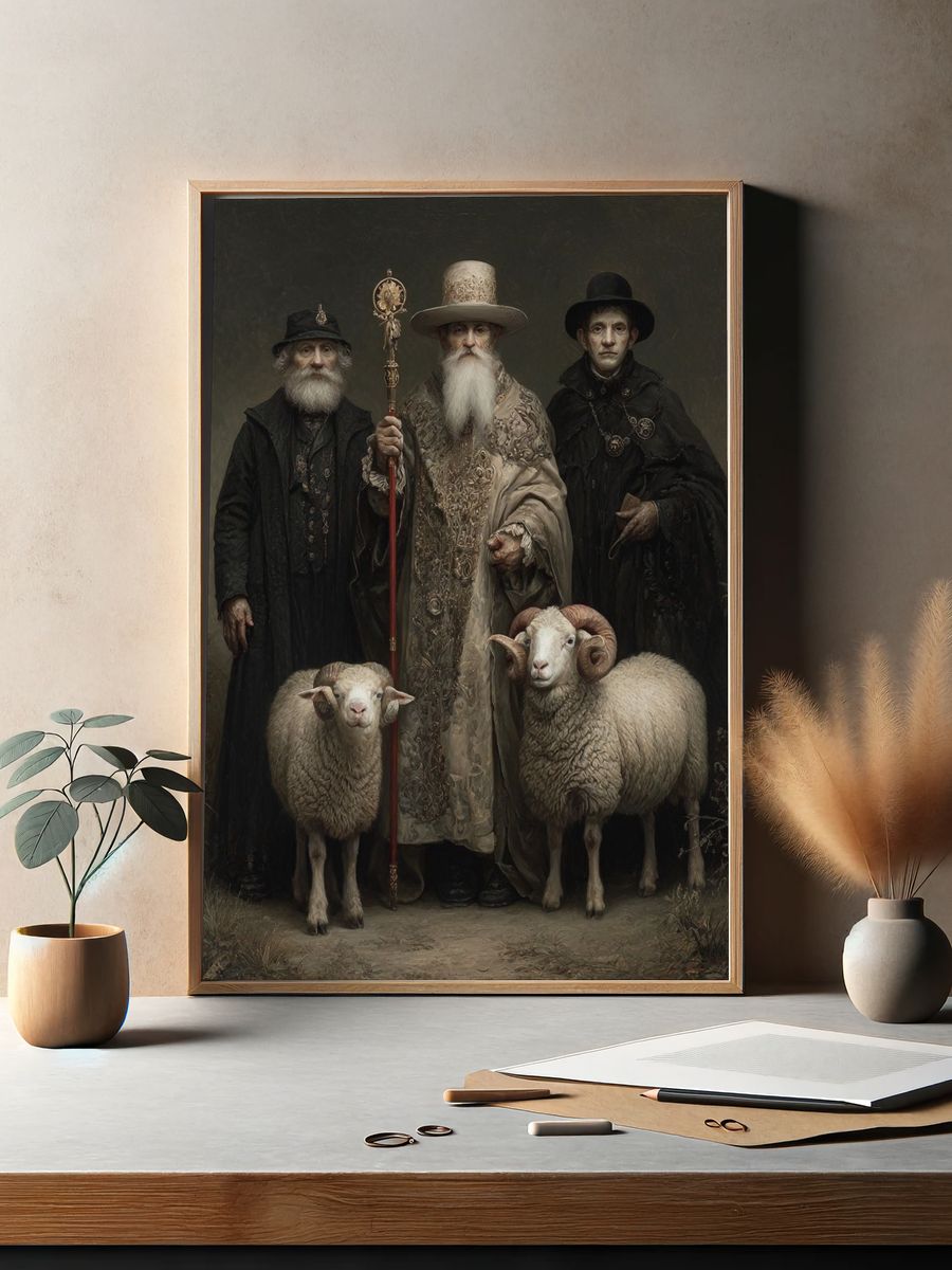 Mystic Shepherds Fine-Art Poster. — room view 2