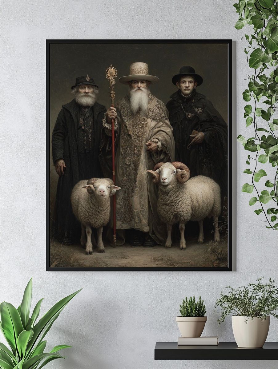 Mystic Shepherds Fine-Art Poster. — room view 4