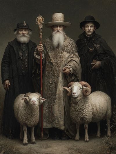Mystic Shepherds Fine-Art Poster. poster