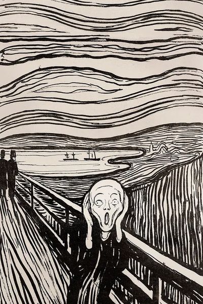 scream iPhone wallpaper, Edvard Munch. poster