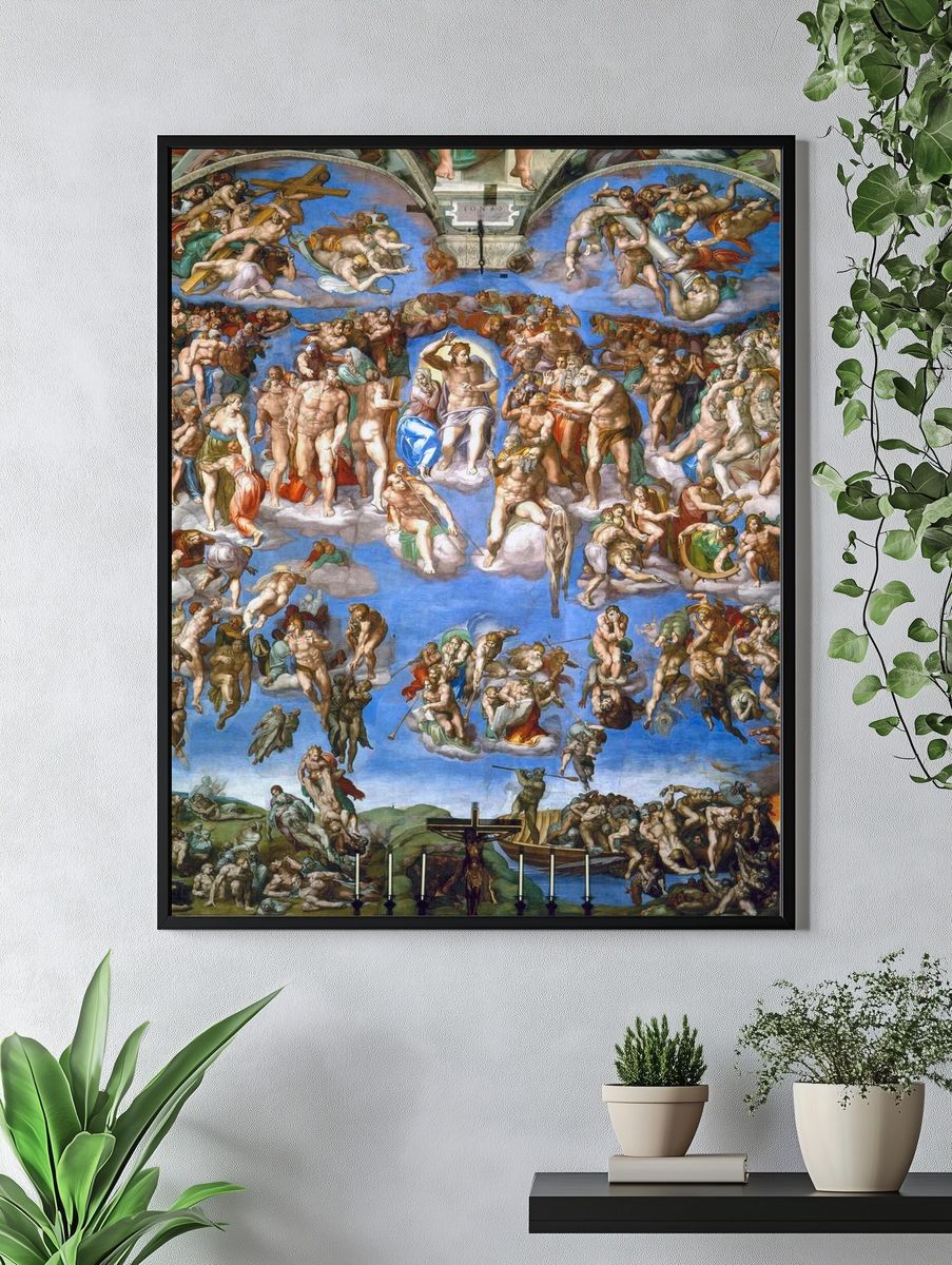 Michelangelo Buonarroti 's Last Judgment. — room view 4