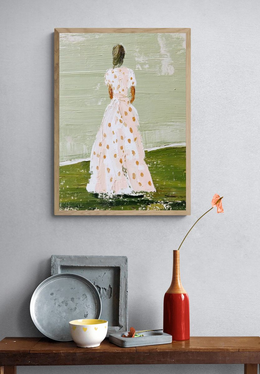 Solitary Figure Contemporary Print. — room view 3