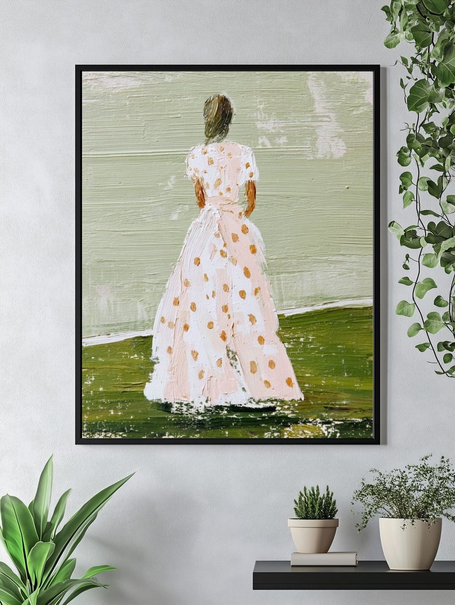 Solitary Figure Contemporary Print. — room view 4