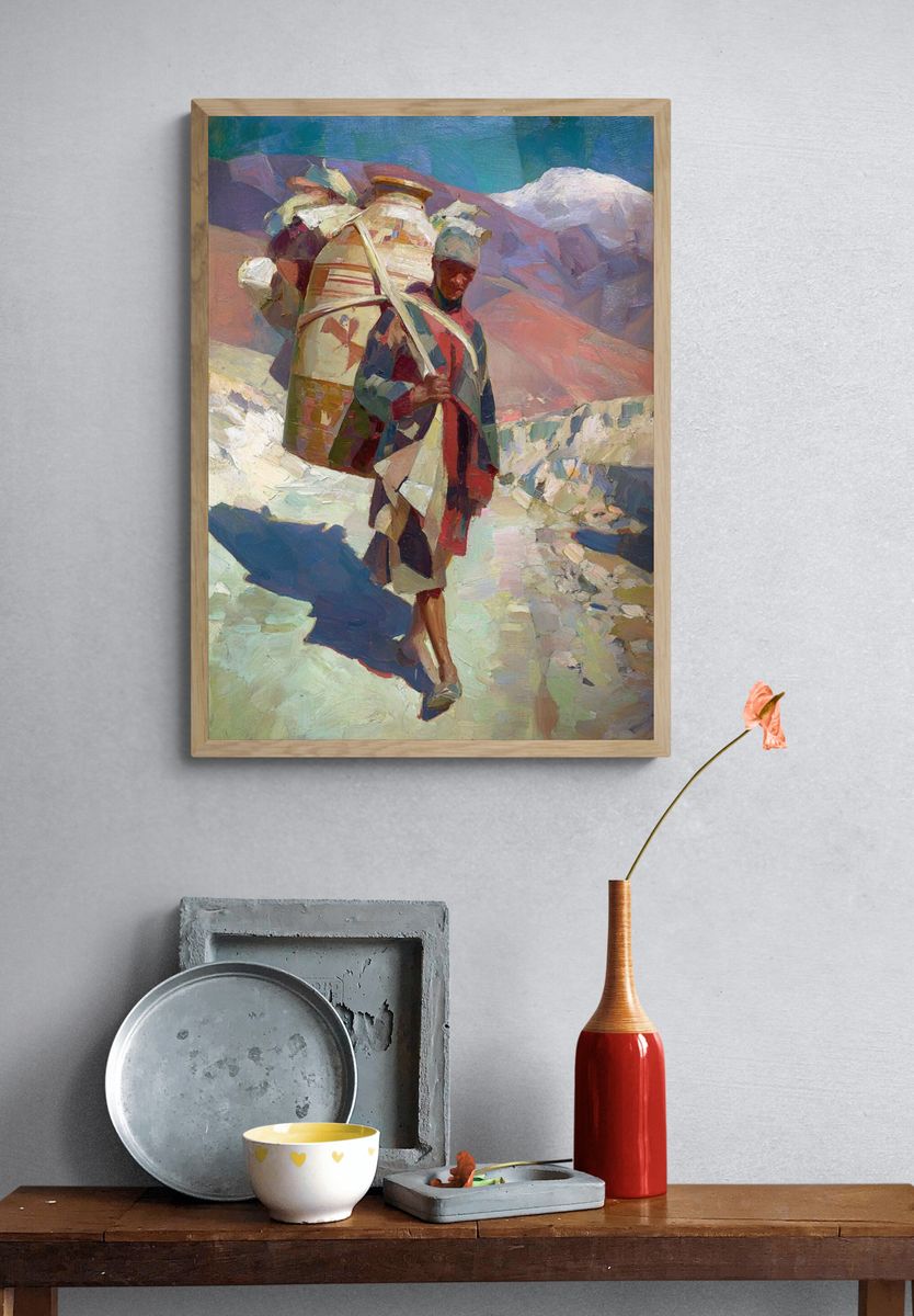 Mountain Porter — Contemporary Print. — room view 3