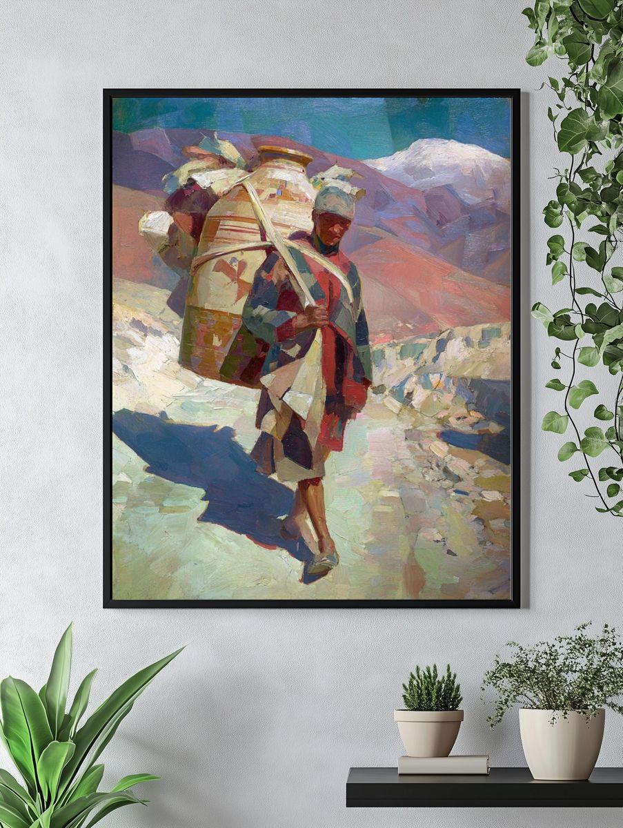 Mountain Porter — Contemporary Print. — room view 4