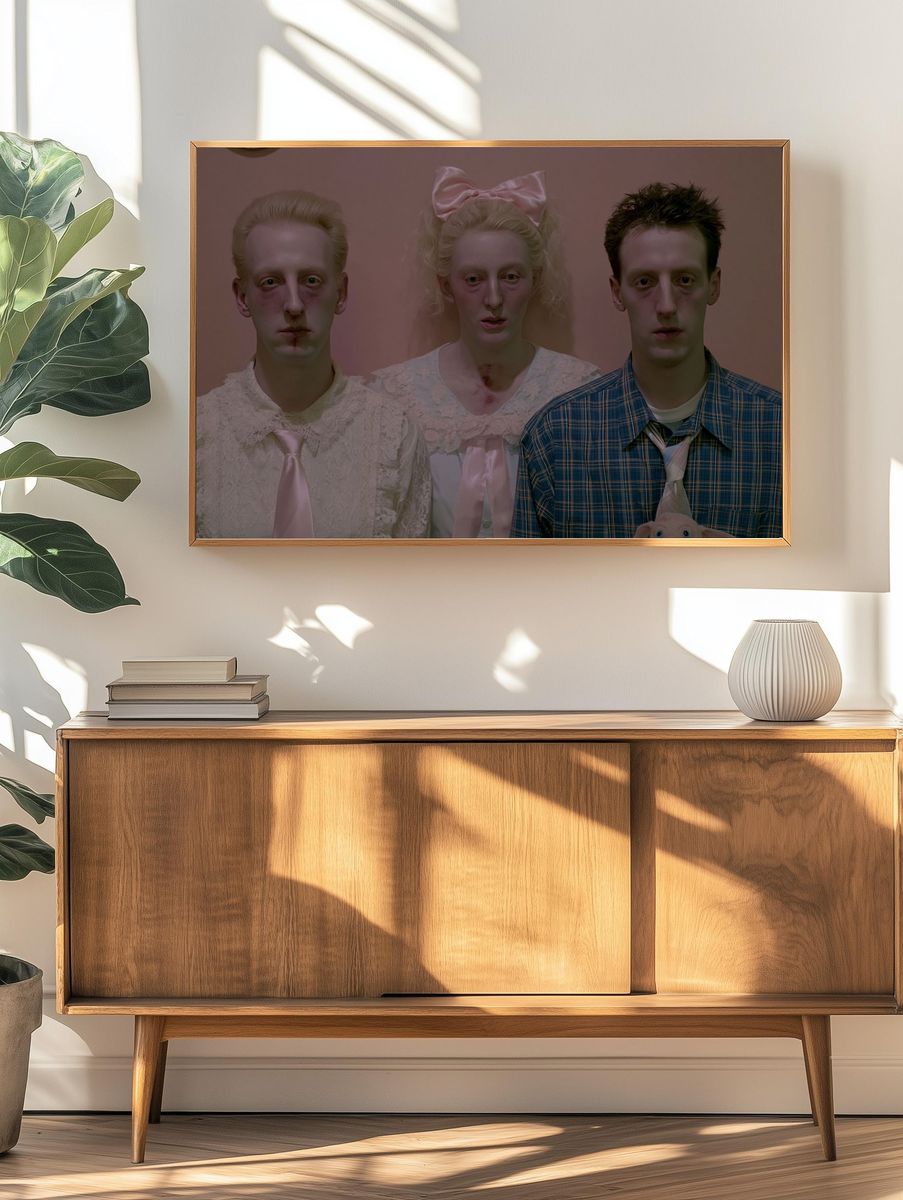 Surreal Family Portrait Poster. — room view 3