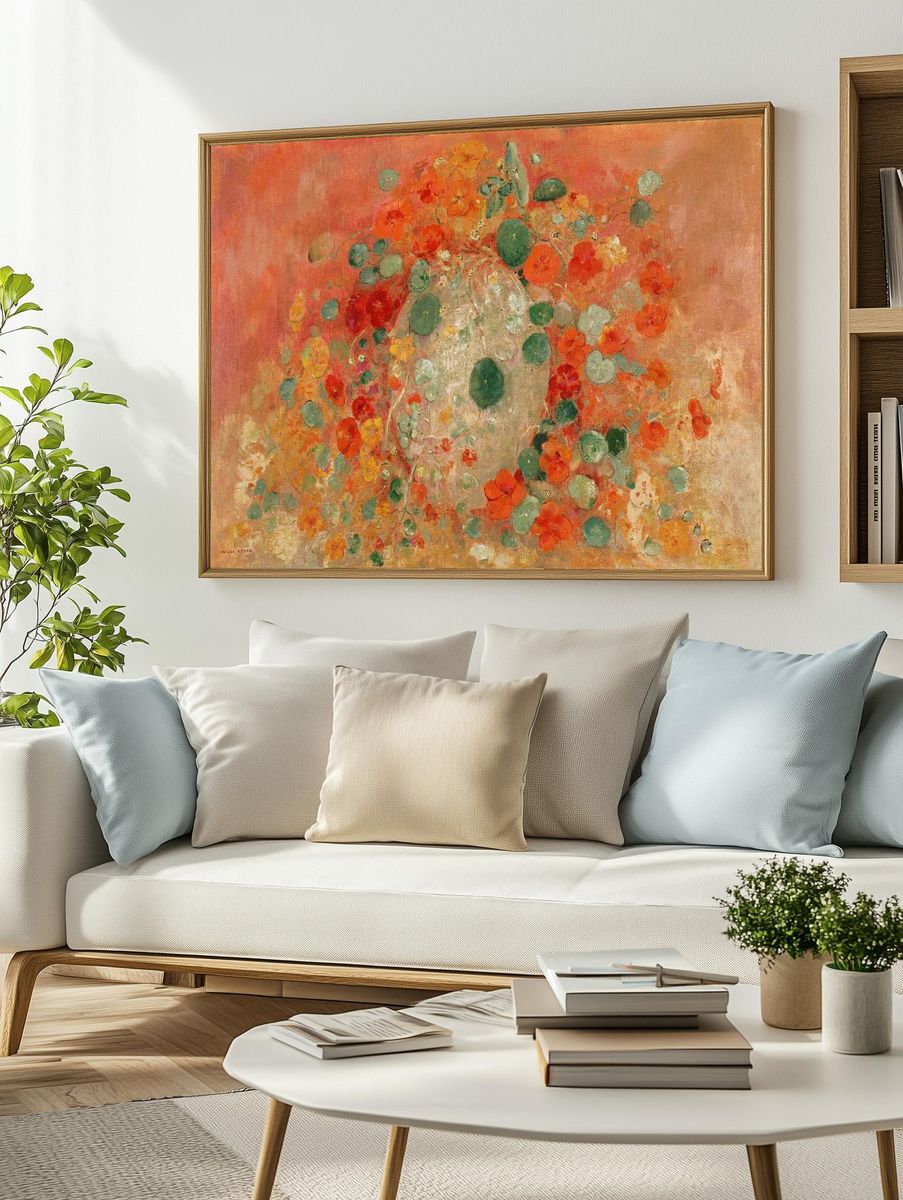 Nasturtiums (1905) Odilon Redon. — room view 2