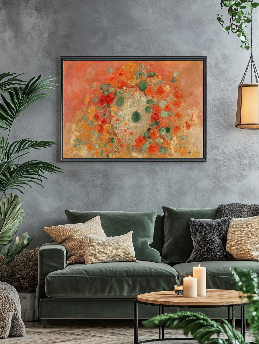 Nasturtiums (1905) Odilon Redon. — room view 4