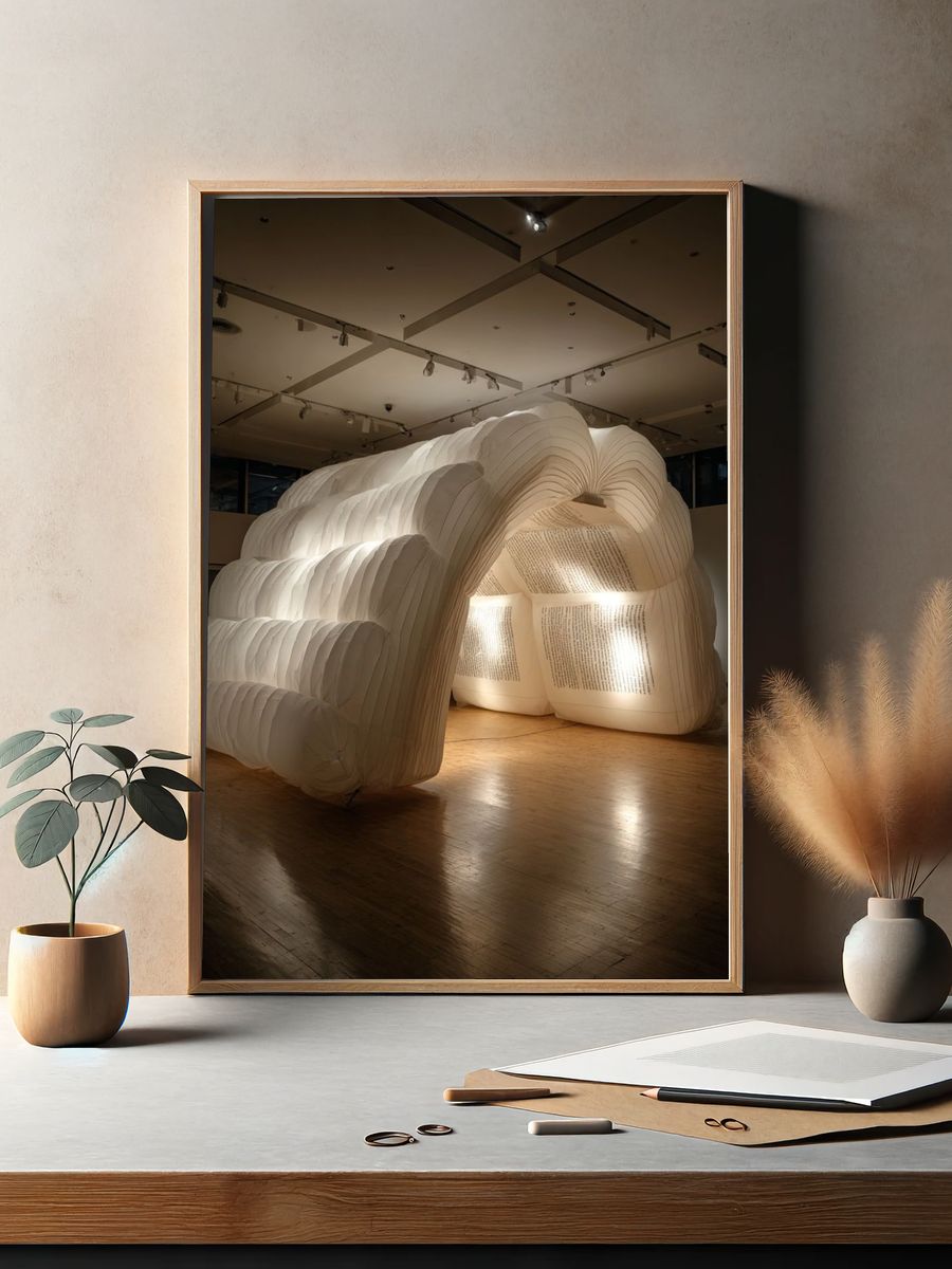 Inflatable Arch Installation Contemporary Print. — room view 2