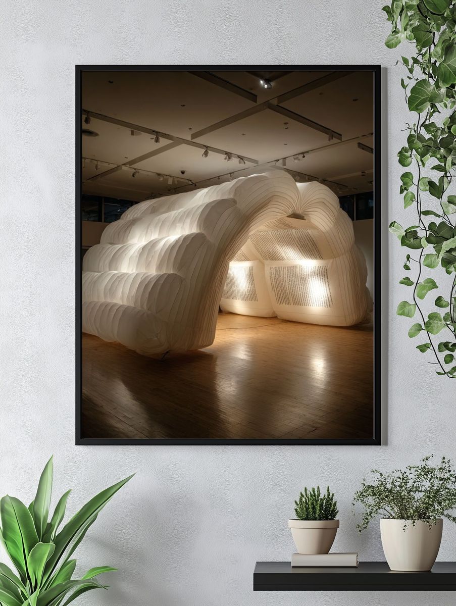 Inflatable Arch Installation Contemporary Print. — room view 4