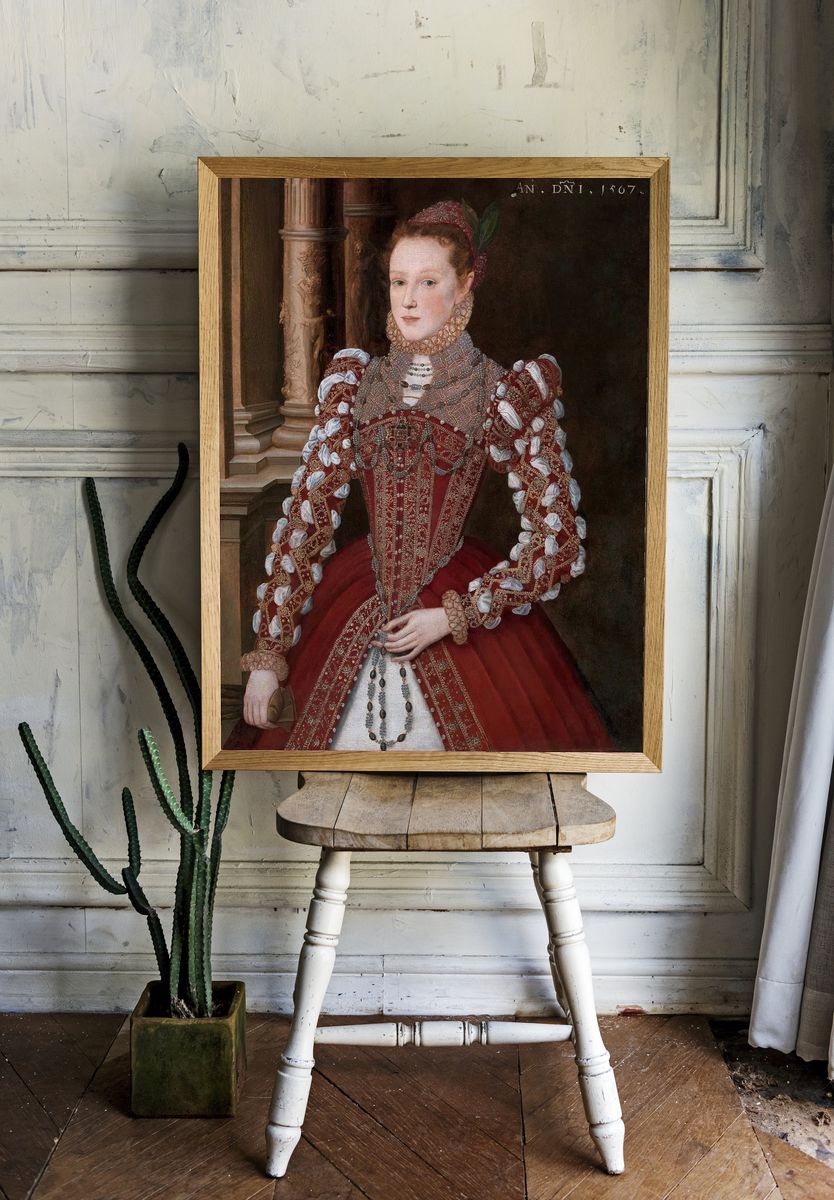 Elizabeth I Portrait Renaissance Print room preview
