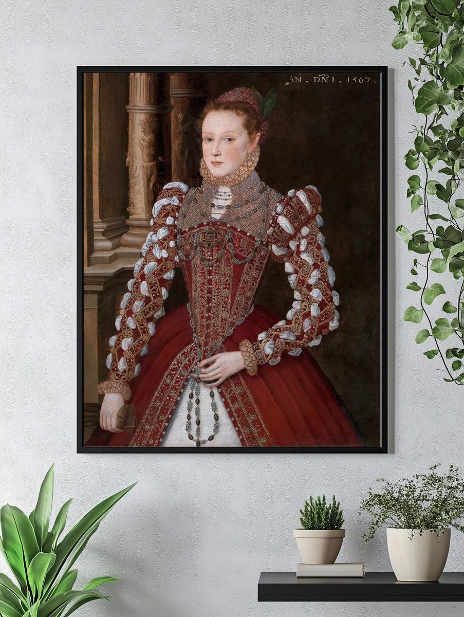 Elizabeth I Portrait Renaissance Print. — room view 4