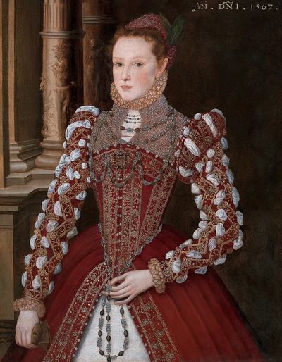 Elizabeth I Portrait Renaissance Print. poster