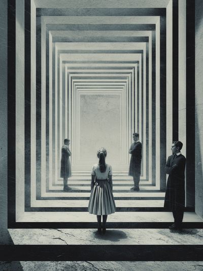 Surreal Corridor Fine-Art Print. poster print