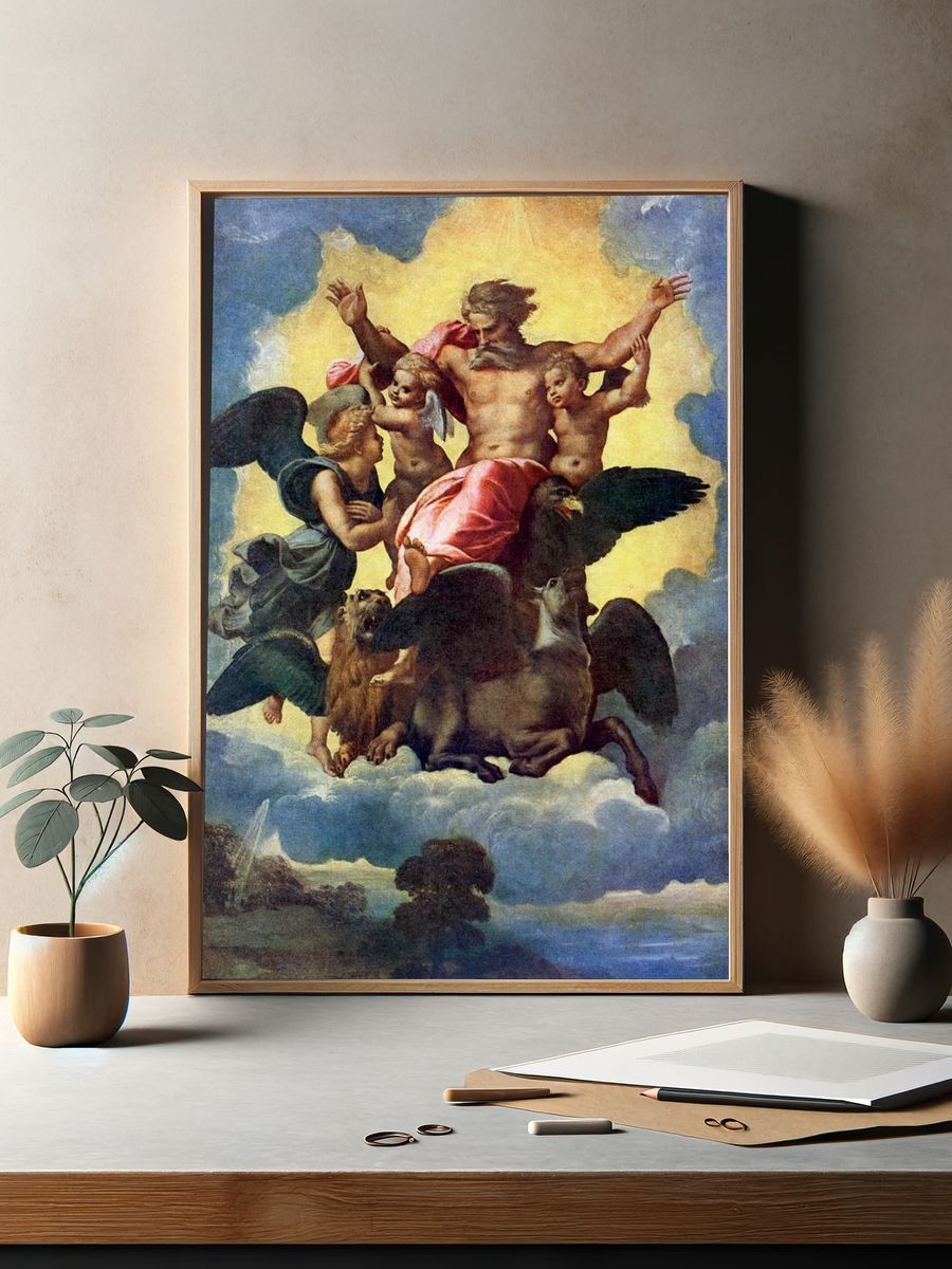 Raphael 's Ezekiel's Vision (1518). — room view 2