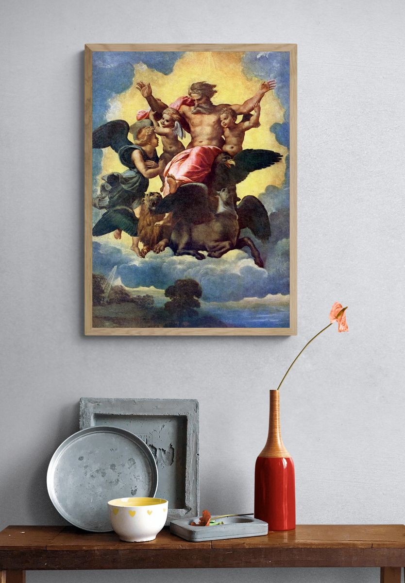 Raphael 's Ezekiel's Vision (1518). — room view 3
