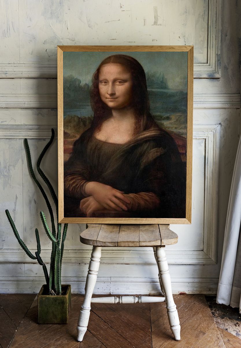 Mona Lisa mobile wallpaper, Leonardo. — room view 1