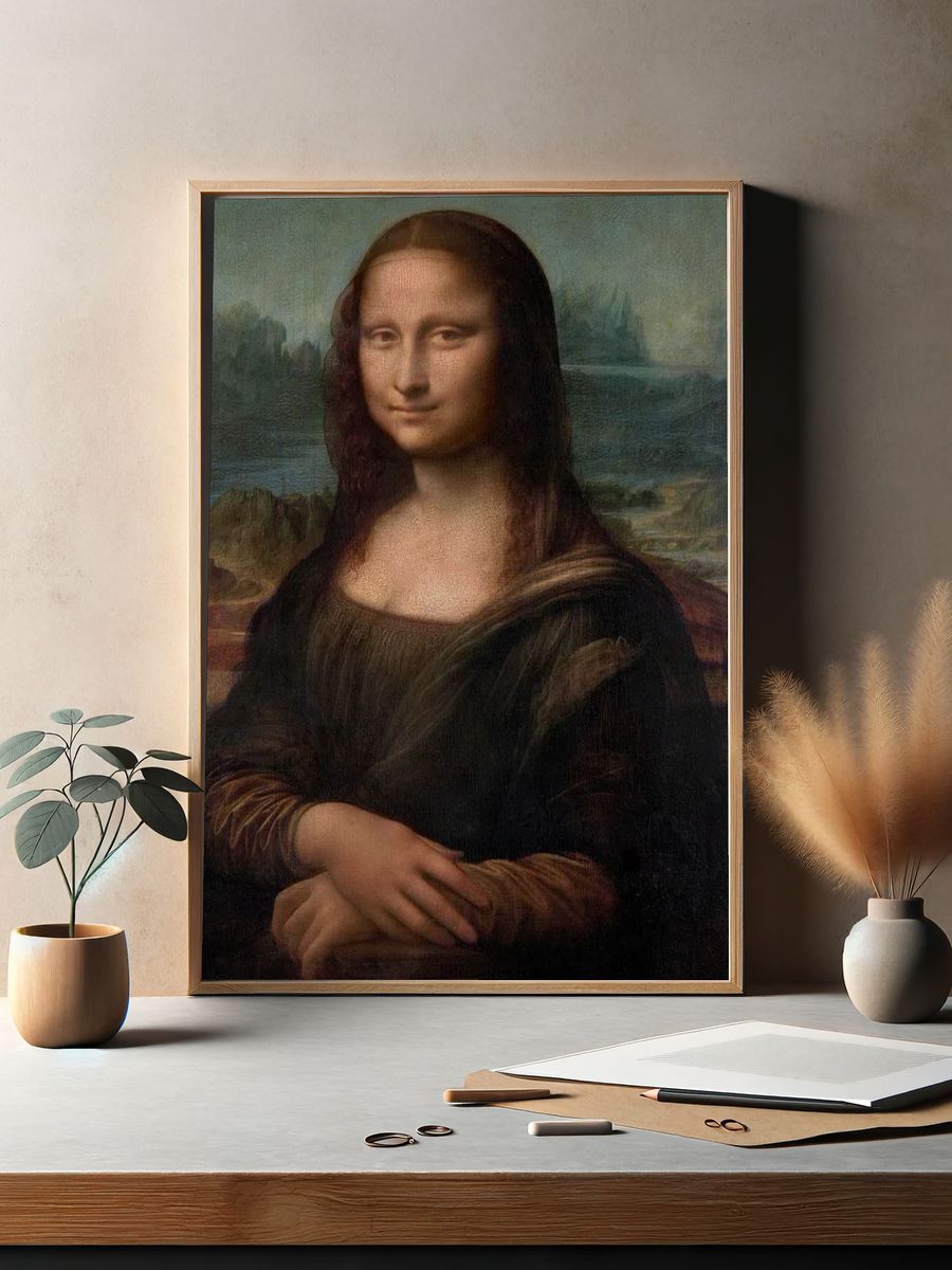 Mona Lisa mobile wallpaper, Leonardo. — room view 2