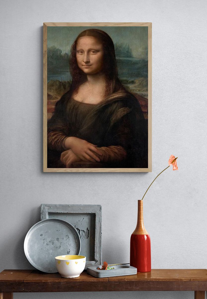 Mona Lisa mobile wallpaper, Leonardo. — room view 3