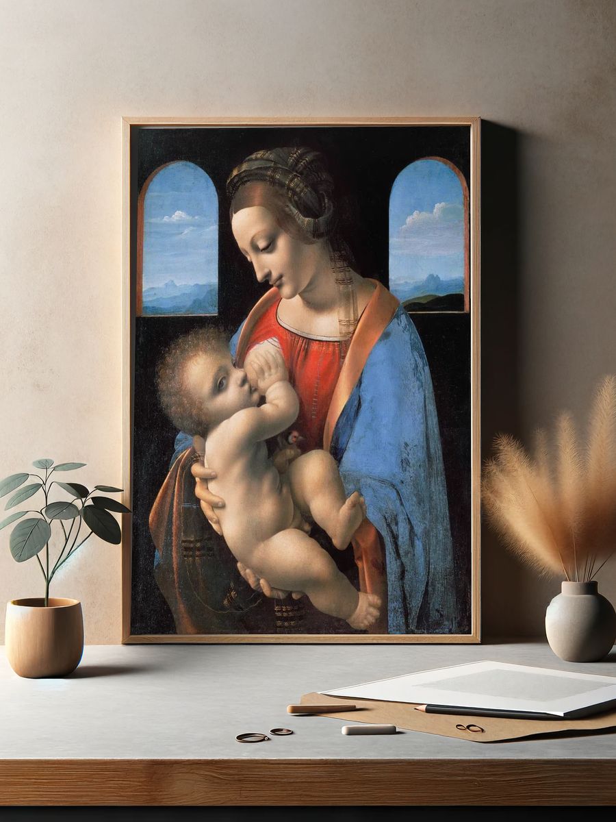 Leonardo da Vinci 's Madonna. — room view 2