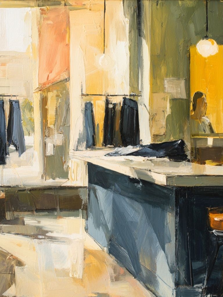 Modern Dressing Room — Fine-Art Print. poster detail