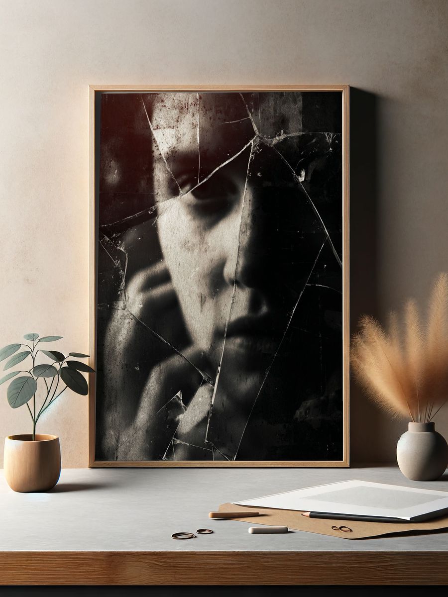 Fragmented Reflection — Fine Art Print. — room view 2