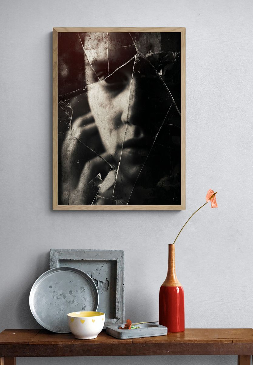 Fragmented Reflection — Fine Art Print. — room view 3