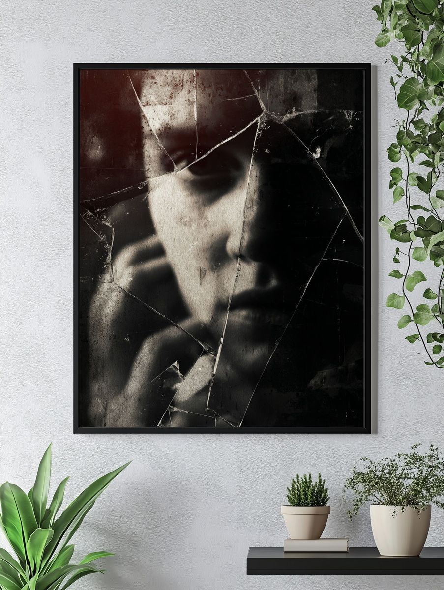 Fragmented Reflection — Fine Art Print. — room view 4
