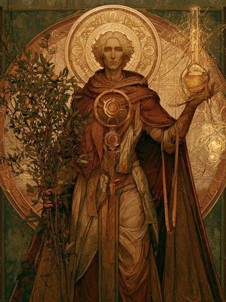 Mystic Guardian Fine-Art Poster. poster detail