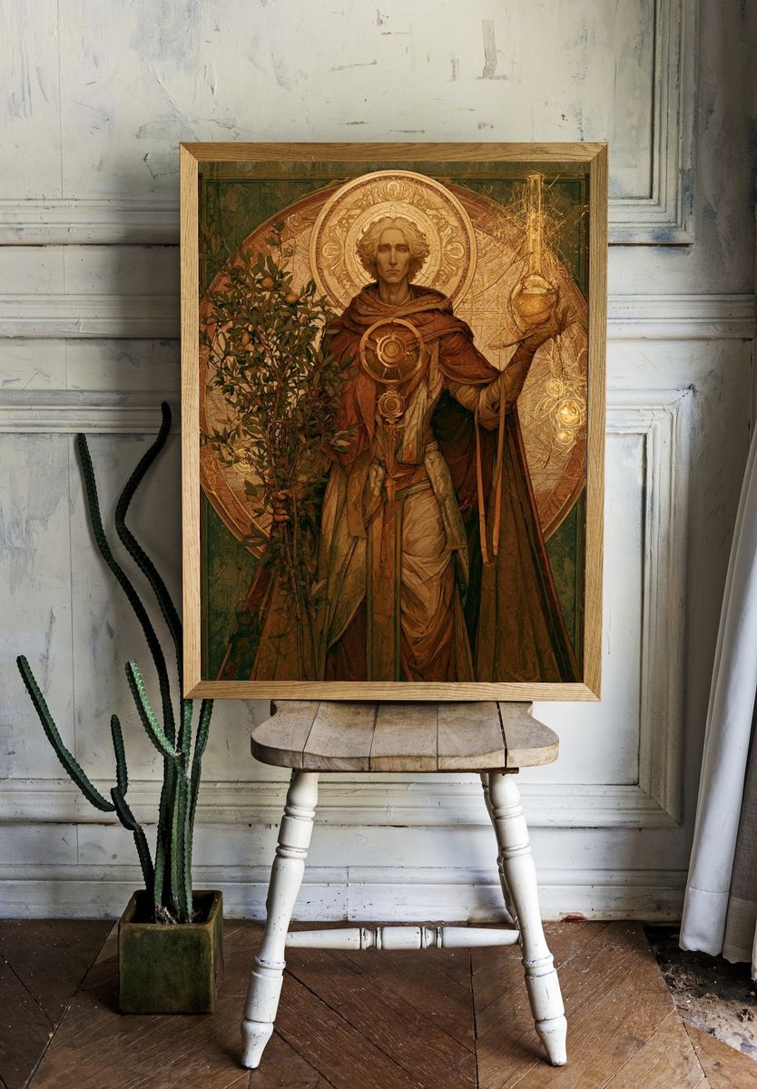 Mystic Guardian Fine-Art Poster. — room view 1