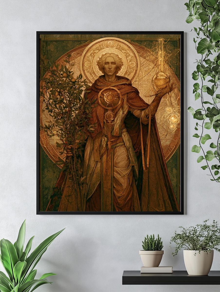 Mystic Guardian Fine-Art Poster. — room view 4