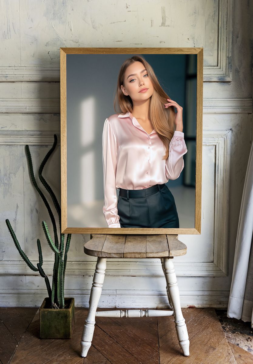 Elegant Fashion Portrait Poster. room preview