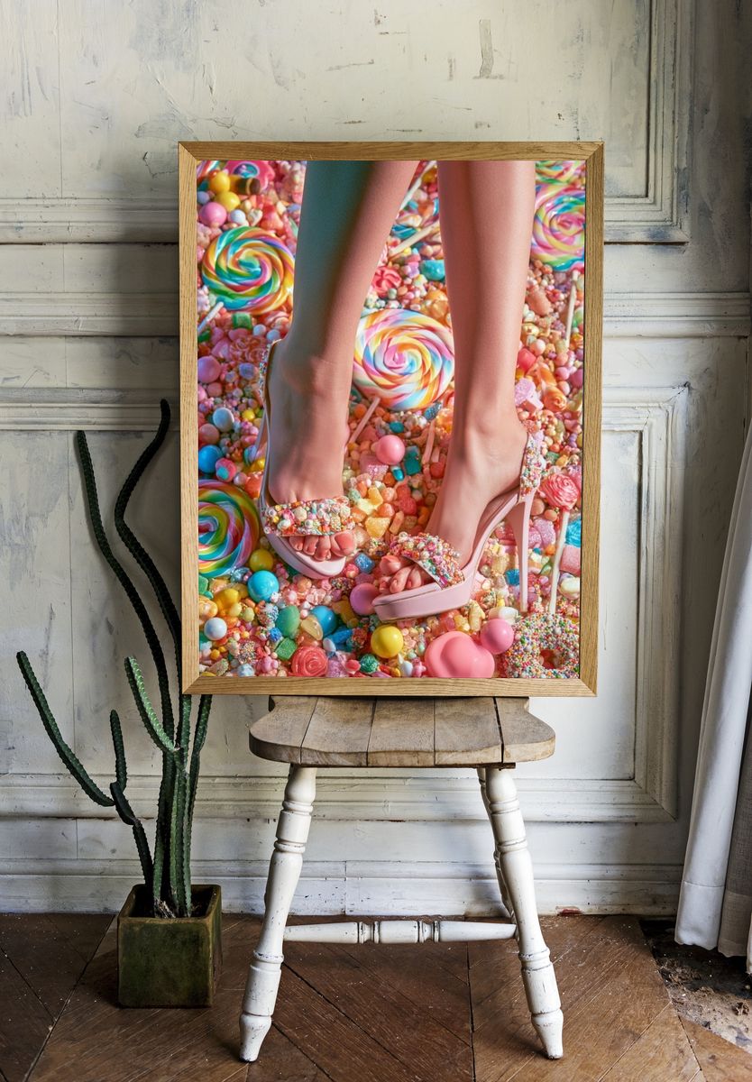Candy Dream Fashion Poster. room preview