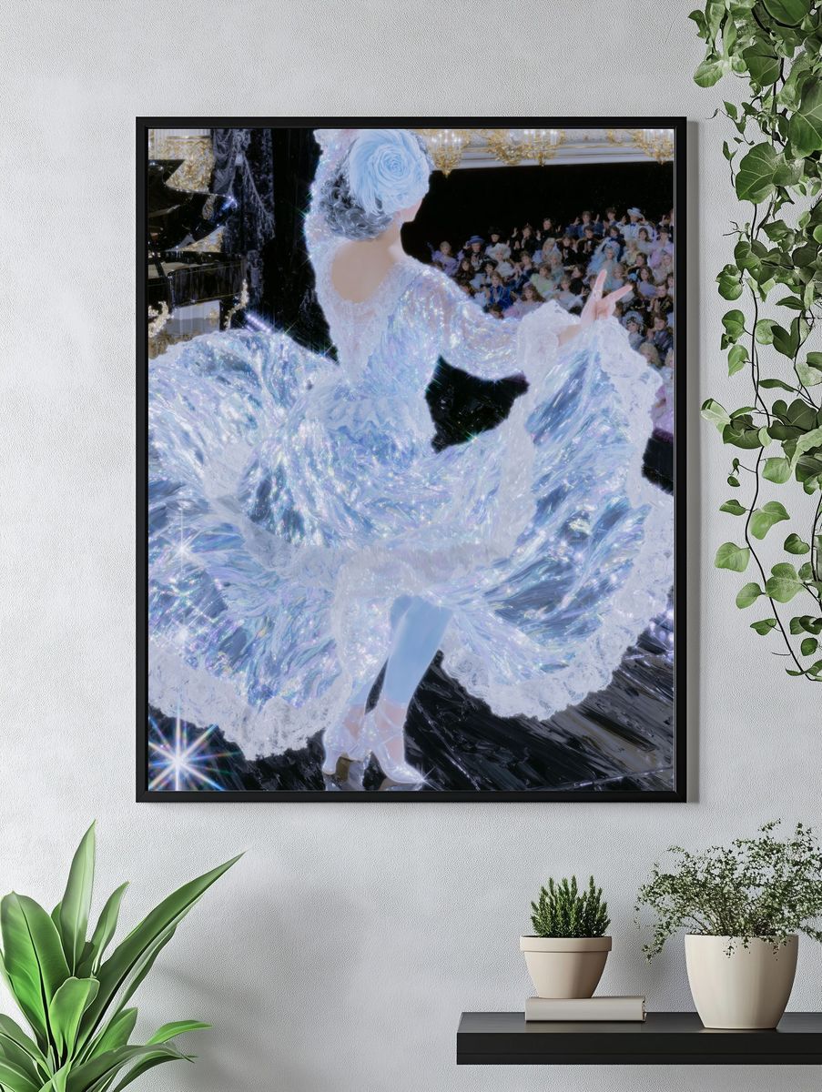 Iridescent Ballet Fashion Poster. — room view 4