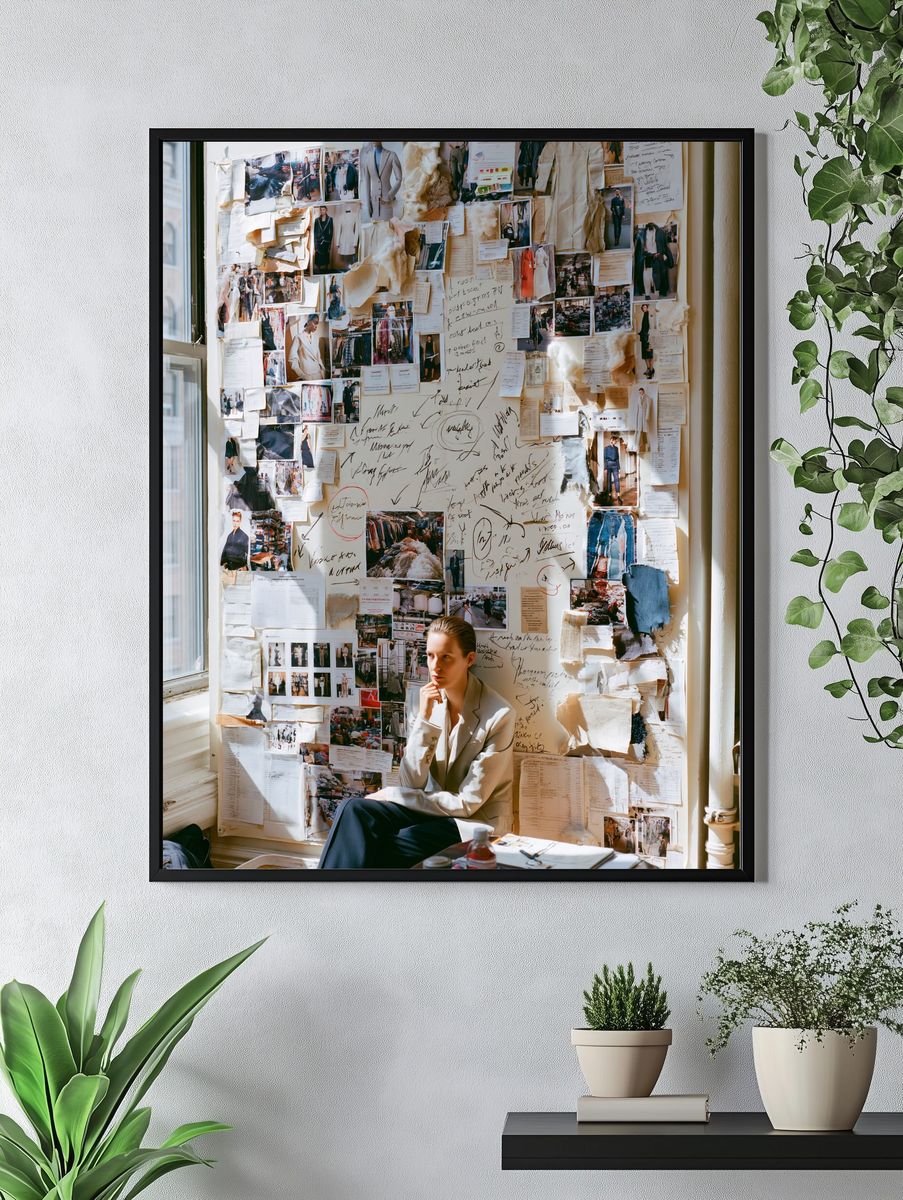 Fashion Mood Board Photography Poster. — room view 4