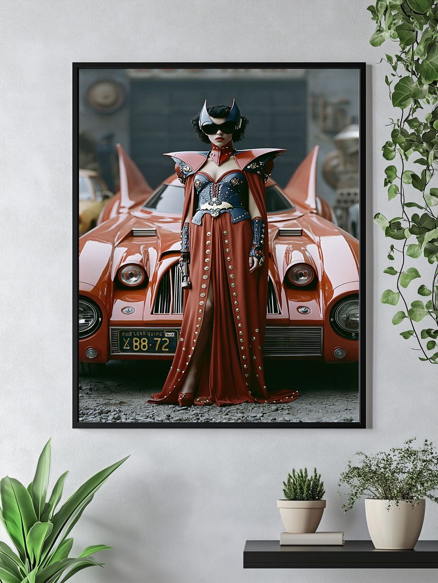 Retro Futurist Fashion Poster. — room view 4