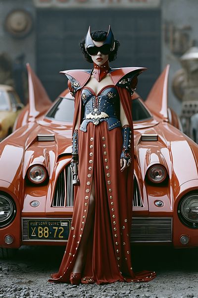 Retro Futurist Fashion Poster.
