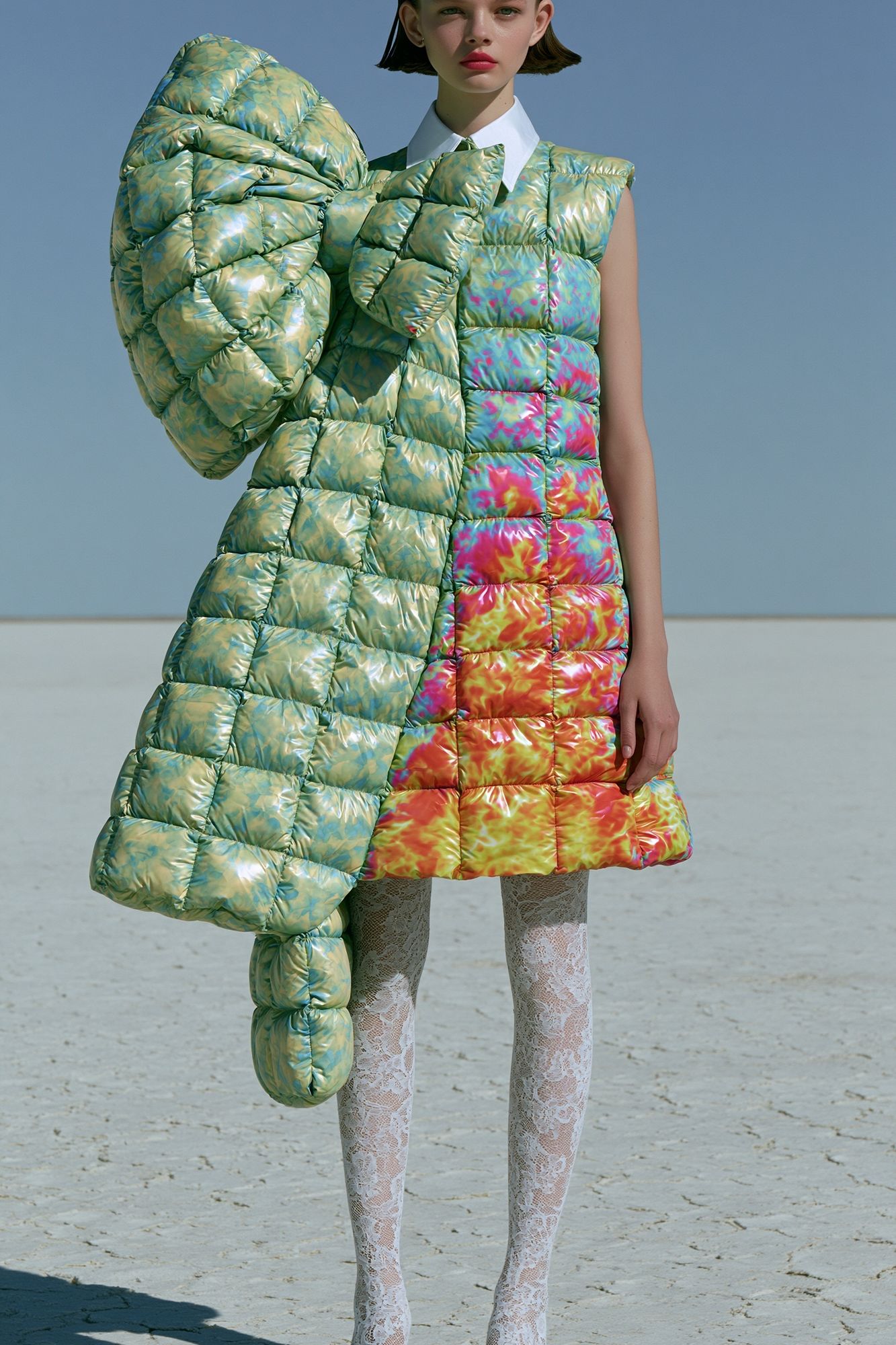 Avant-Garde Fashion Portrait Poster. poster detail