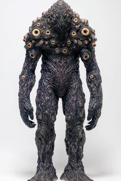 Eyeless Monster Surrealism Poster. poster