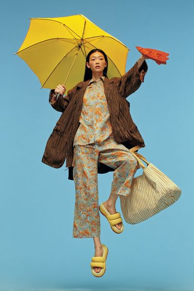 Fashion Umbrella Portrait Poster.