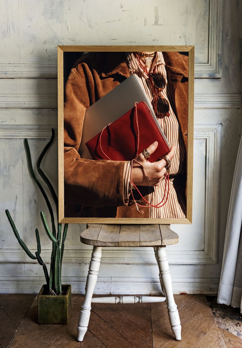 Fashion Editorial Portrait Poster. — room view 1