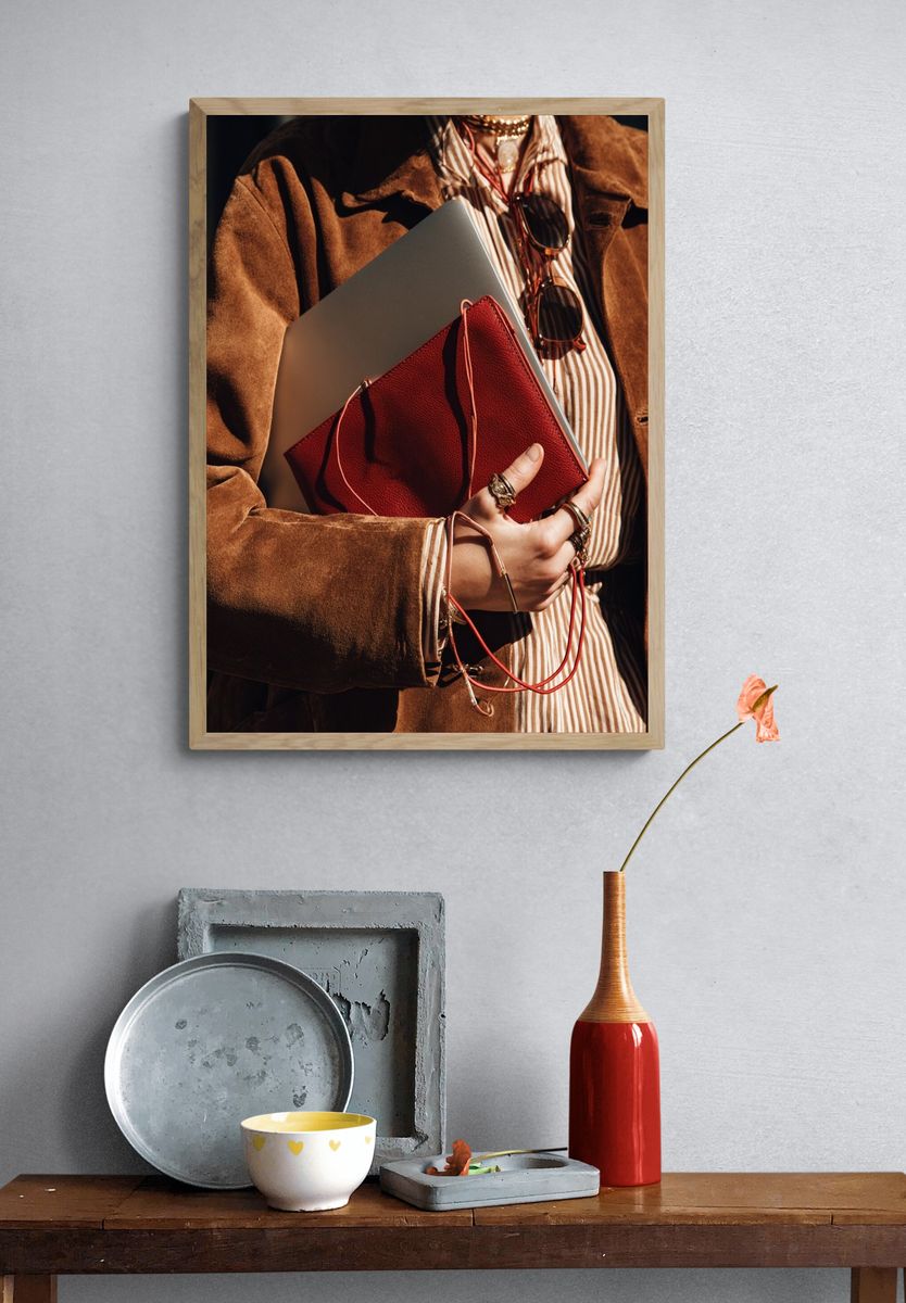 Fashion Editorial Portrait Poster. — room view 3