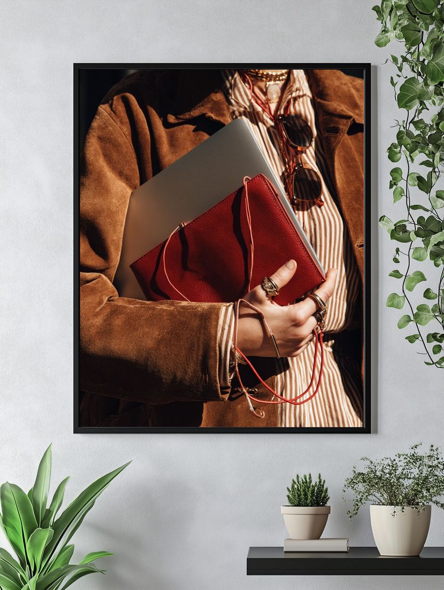 Fashion Editorial Portrait Poster. — room view 4