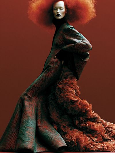 Avant-Garde Fashion Portrait Poster.