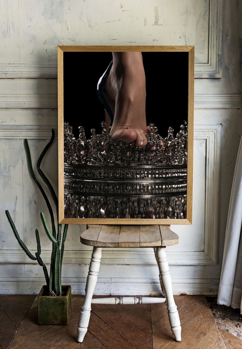 Crystal Crown Fashion Poster. room preview
