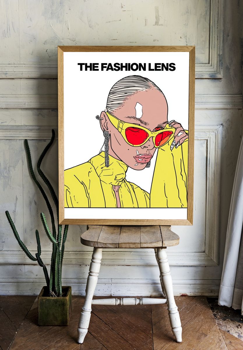 Fashion Lens Fashion Poster. room preview