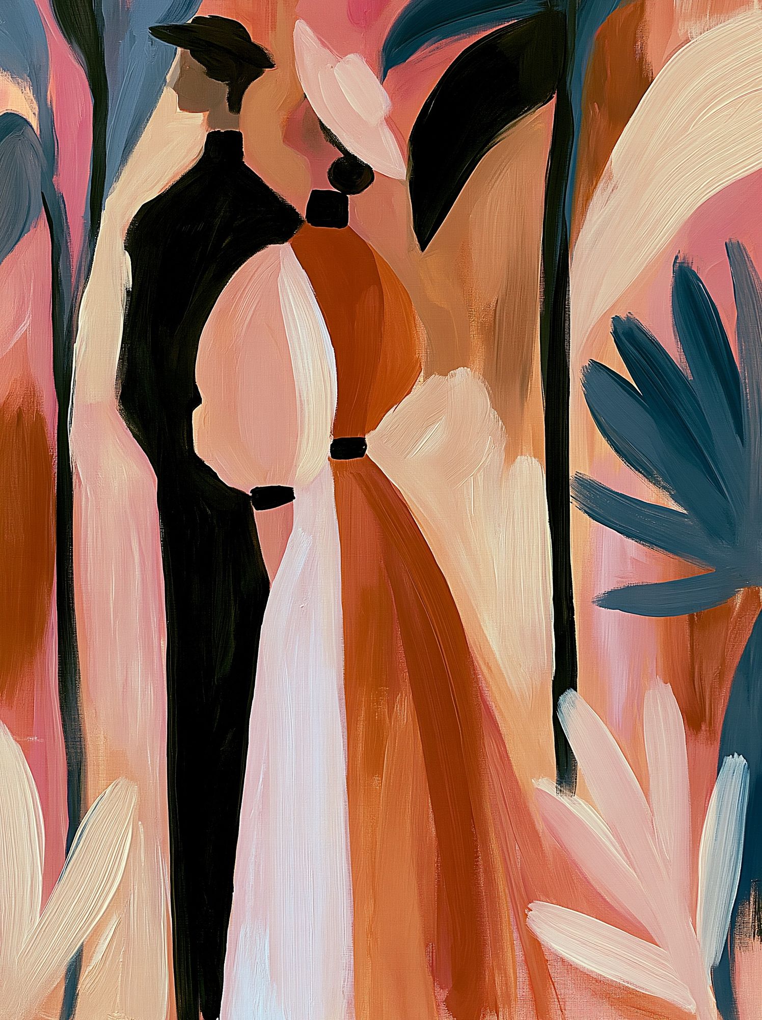Abstract Fashion Silhouette Poster. poster detail
