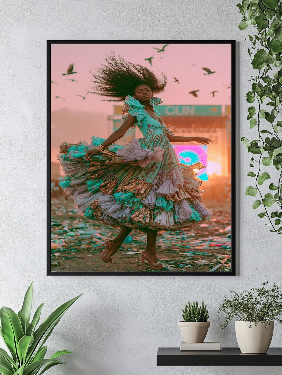Fashion Runway Portrait Poster. — room view 4