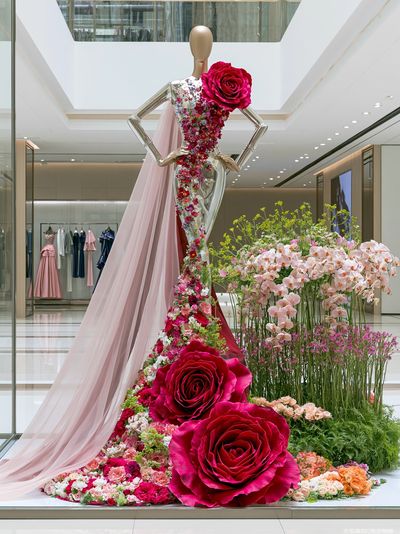 Floral Couture Mannequin Photography Poster. poster
